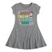 Paw Patrol - Daddy s Pawsome Camping Buddy - Toddler And Youth Girls Fit And Flare Dress