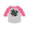 Inktastic Happy St. Patrick s Day Shamrock Silhouette in Black Boys or Girls Toddler T-Shirt