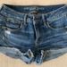 American Eagle Outfitters Shorts | American Eagle Outfitters Super Stretch X Shortie Denim Jean Shorts - Size 2 | Color: Blue | Size: 2