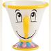 Disney Kitchen | Disney Chip Teacup Mug, Beauty And The Beast, 8oz. Coffee Mug | Color: White/Yellow | Size: 8oz.