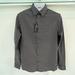Michael Kors Shirts | Msrp $98 Michael Kors Men's Slim Fit All Over Logo Long Sleeve Black Shirt Nwt L | Color: Black | Size: L