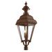 Hanover Lantern Jamestown 44 Inch Tall 4 Light Outdoor Post Lamp - B30830-IRN