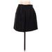 J.Crew Casual Skirt: Black Solid Bottoms - Women's Size 4