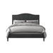 Cecilia King Button Tufted Upholstered Platform Bed in Charcoal Grey - CasePiece USA C80085-731