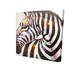 Colorful Zebra - Wrapped Canvas Graphic Art Canvas in Blue/Green/Red Begin Edition International Inc | 32 H x 32 W x 1.5 D in | Wayfair