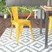 Flash Furniture Hucheson Metal Indoor-Outdoor Chair w/ Arms Metal in Yellow | 28 H x 22 W x 19 D in | Wayfair CH-31270-YL-GG