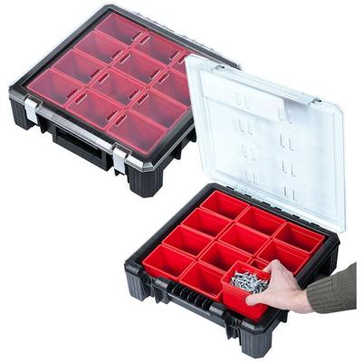 2x ADB Sortimentskasten Sortierkasten Kleinteilebox Sortierbox Organizer hd 400 Image
