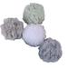 Mesh Poufs (60g/pcs) Bath and Shower Sponge Loofahs Exfoliating Mesh Puff - Great for Body Wash Pack of 4