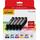 Canon - CLI-281 5-Pack Standard Capacity Ink Cartridges + Photo Paper - Black/Cyan/Magenta/Yellow/Photo Blue