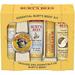 Burt s Bees Holiday Gift 5 Stocking Stuffer Products Everyday Essentials Set - Original Beeswax Lip Balm Deep Cleansing Cream. Hand Salve Body Lotion & Foot Cream Travel Size