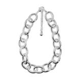 Invicta Mayamar Women's Rolo Chunky Choker Necklace. Silver (MM-00230)