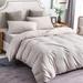 Eider & Ivory™ Fordbridge Jersey Duvet Cover Set Cotton/Jersey Knit/T-Shirt in White | King Duvet Cover + 2 King Shams | Wayfair