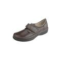 Klettschuh NATURAL FEET "Kletter Orb" Gr. 35, braun Damen Schuhe Klettschuh Slipper Schnallenschuhe