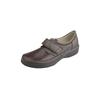 Klettschuh NATURAL FEET "Kletter Orb", Damen, Gr. 41, braun, Rindsleder, Synthetik, casual, Schuhe Klettschuh Slipper, aus echtem Leder