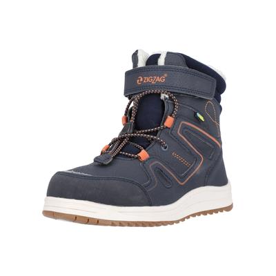 Stiefel ZIGZAG "Rincet" Gr. 25, blau (blau, orange) Schuhe mit praktischem Schnellschnürsystem