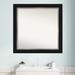 Latitude Run® Eva Black Silver Bathroom Vanity Non-Beveled Wall Mirror Plastic | 31.5 H x 31.5 W in | Wayfair 1F3D5DADB6444149937B26EF3FA414BB