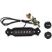 -Wired 6-String Single Coil Pickup Harness with Volume & Tone Pots for Electric Box Guitar Electric Box Guitar