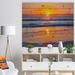 Highland Dunes Sandy Sea Beach in Early MorningSandy Sea Beach In Early Morning - Nautical & Coastal Wall Art - Natural Pine in White | Wayfair