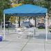 10' x 10' Pop Up Canopy, Folding Table and 4 Folding Chairs Bundle