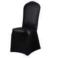 Removable Stretch PU Leather Slipcovers Dining Room Chair Cover Decor 11 Styles Black