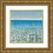 OToole Tim 15x15 Gold Ornate Wood Framed with Double Matting Museum Art Print Titled - Coastline Blooms I