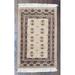 Wahi Rugs Hand Knotted Tribal Bukhara Elephant Foot 2 0 x3 0 -w347