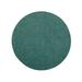 Furnish my Place Modern Plush Solid Color Rug - Teal 7 Round Pet and Kids Friendly Rug. Made in USA Round Area Rugs Great for kids Pets Event Wedding