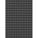 Ahgly Company Machine Washable Indoor Rectangle Transitional Midnight Gray Area Rugs 7 x 9
