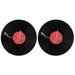 2X European Retro Nostalgic Ultra-Quiet Clock Vinyl Record Personality Wall Clock Cafe Bar Decorative Wall Clock