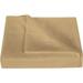 400 Thread Count 3 Piece Flat Sheet ( 1 Flat Sheet + 2- Pillow cover ) 100% Egyptian Cotton Color Taupe Solid Size Queen