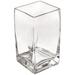 Athenas Garden CG-V1432 8.5 in. Large 0.16 Square Tower Shape Glass Vase - Clear