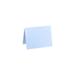 A6 Folded Card (4 5/8 x 6 1/4) - Baby Blue (50 Qty.)