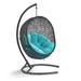 Ergode Encase Swing Outdoor Patio Lounge Chair - Turquoise