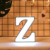 Creative LED Letter Lights Night Light Plastic English Letters Light Lamp