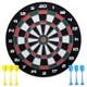 Franklin Sports Magnetic Soft Tip Dartboard Set - Indoor Dart Board + Darts Set for Family + Adults - Magnetic Board + (6) Darts Included