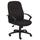 Boss Office Products Black Contemporary Ergonomic Adjustable Height Swivel Upholstered Executive Chair | B8306-BK