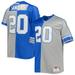 Men's Mitchell & Ness Barry Sanders Blue/Silver Detroit Lions Big Tall Split Legacy Retired Player Replica Jersey