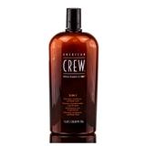 Size: 33.8 oz American Crew Classic 3-in-1 Shampoo Conditioner Body Wash hair scalp beauty - Pack of 1 w/ Sleek 3-in-1 Comb/Brush