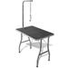Anself Portable Pet Grooming Table with 1 Noose Adjustable Arm Foldable Dog Drying Table Iron Frame for Dog Cat Bathing Trimming Drying Grooming 38.2 x 24 x 60.8 Inches (L x W x H)