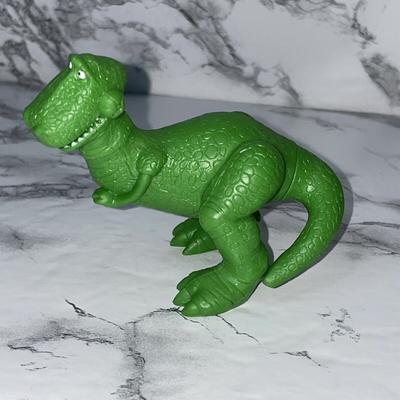 Disney Party Supplies | Disney Toy Story T Rex Dinosaur Figure Birthday Cake Cupcake Topper Green Mini | Color: Green | Size: Os