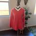 Anthropologie Sweaters | Anthropologie Fuzzy Alpaca Blend Pink Clayton Sweater V Neck Oversized Bc. | Color: Pink | Size: Xs