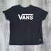 Vans Tops | Classic Black Vans T-Shirt | Color: Black/White | Size: L