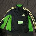 Adidas Jackets & Coats | Adidas Jacket Navy Blue With Green | Color: Blue/Green | Size: 6b