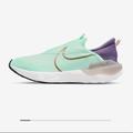 Nike Shoes | Nike Flow Big Kids' Road Running Shoes | Color: Green/Purple | Size: 7g