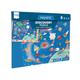 SCRATCH 276181232 Magnetpuzzle für Kinder ab 3 Jahren, 2-in-1 Puzzlen und Entdecken, Motiv: Weltraum, 30 Teile, S