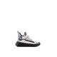 Armani Exchange Herren Sporty, High top, Decorated Sole, Embossed Logo Sneaker, Light Grey+Print, 39.5 EU