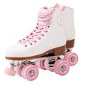 Flamingueo Roller Skates - 4 Wheel Roller Boots, Quad Skates, ABEC-7, Roller Skates Adult 80A, Adjustable Break, Girls Roller Skates, Size 37 EU