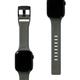 URBAN ARMOR GEAR Scout Armband für Apple Watch 49mm / 45mm / 44mm / 42mm [Watch Ultra/Watch SE, Series 8/7 / 6/5 / 4/3 / 2/1, Silikon Ersatzarmband, Edelstahl Verschluss] Foliage grün