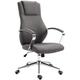 EVRE Contemporary Executive Stylish Swivel Office Chair Height Adjustable (Grey, Fabric)