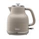 Daewoo SDA2482GE Sienna Collection Jug Kettle, Family Sized 1.7 Litre Capacity, Fast Boil, Easy To Clean, Fully Removable Lid For Easy Filling And Drip Free Spout With Rotational Base, Taupe